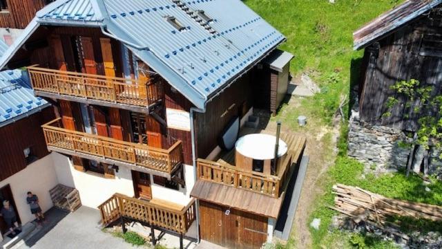Chalet La Rioule 16 Pers Doucy Eksteriør bilde